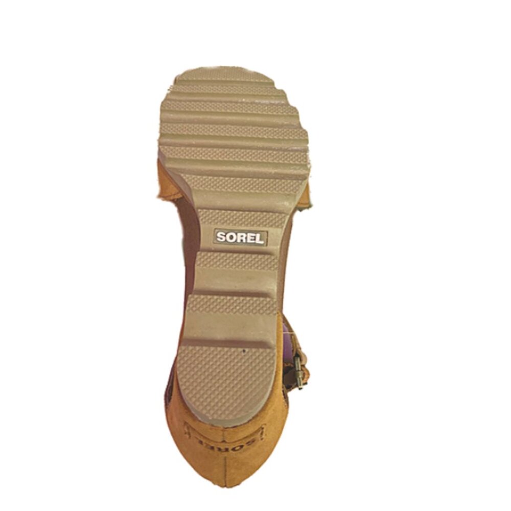 đ€SOREL JOANIE ANKLE STRAP WEDGESđ€ sandals-Womenâs Shoes-Size 10-beachy bohođ€ - Picture 5 of 5